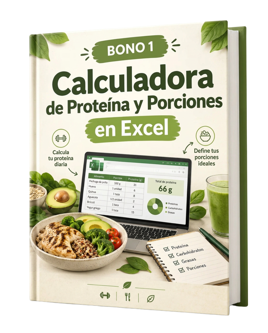 Mockup de la Calculadora de Proteína y Porciones